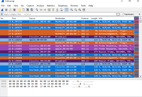 airattack wifi with wireshark